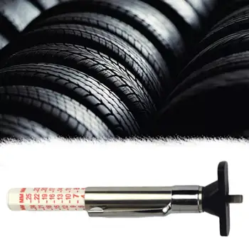

New Tire Pattern Depth Pen Color Coded Universal Tire Tread Depth Measurement Tool Cylindrical Gauge Measuring Tool 0-25mm