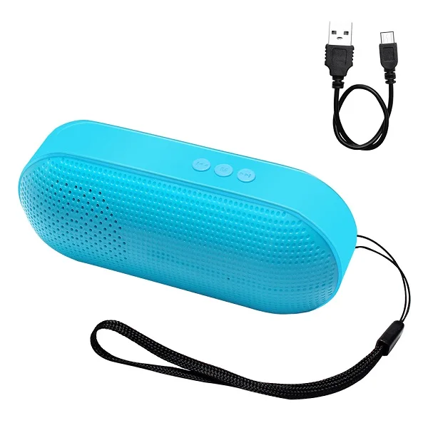 Мини беспроводной Bluetooth динамик портативный беспроводной динамик PC 3M Y2 открытый 3,0 музыкальный плеер НЧ-динамик Поддержка TF карты 3 Вт динамик - Цвет: Blue
