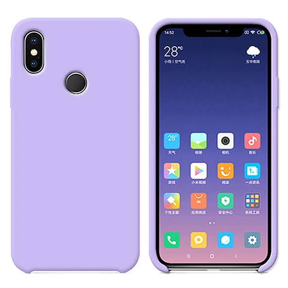 08 Purple Официальный Стильный силиконовый чехол для Xiao mi Red mi Note 7 8 6 K20 Pro 7 8 A mi 8 9 SE 9T Pro CC9 E 8 9 Lite A2 A3 6X mi x 2 3 2s - Цвет: 08 Purple