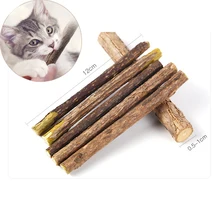 

Pure Natural Teething Stick Catnip Toy Polygonum Multiflorum Root Branch Silver Rattan Branch Cat Snack Stick Pet Cleaning Tool
