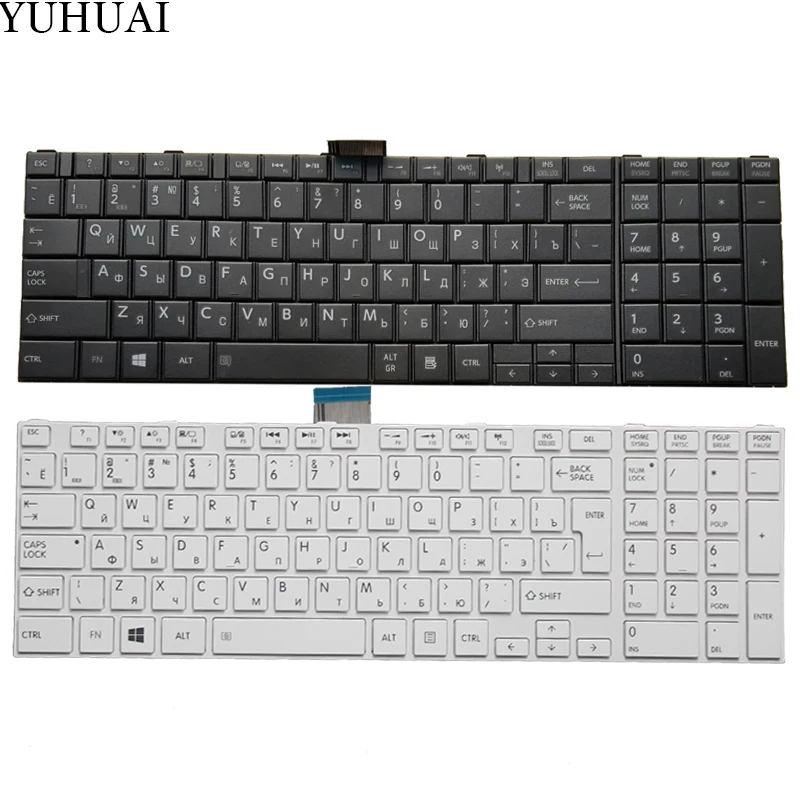 Новая русская клавиатура для ноутбука Toshiba Satellite C50-A C50-A506 C50D-A C55T-A C55-A C55D-A Русская клавиатура