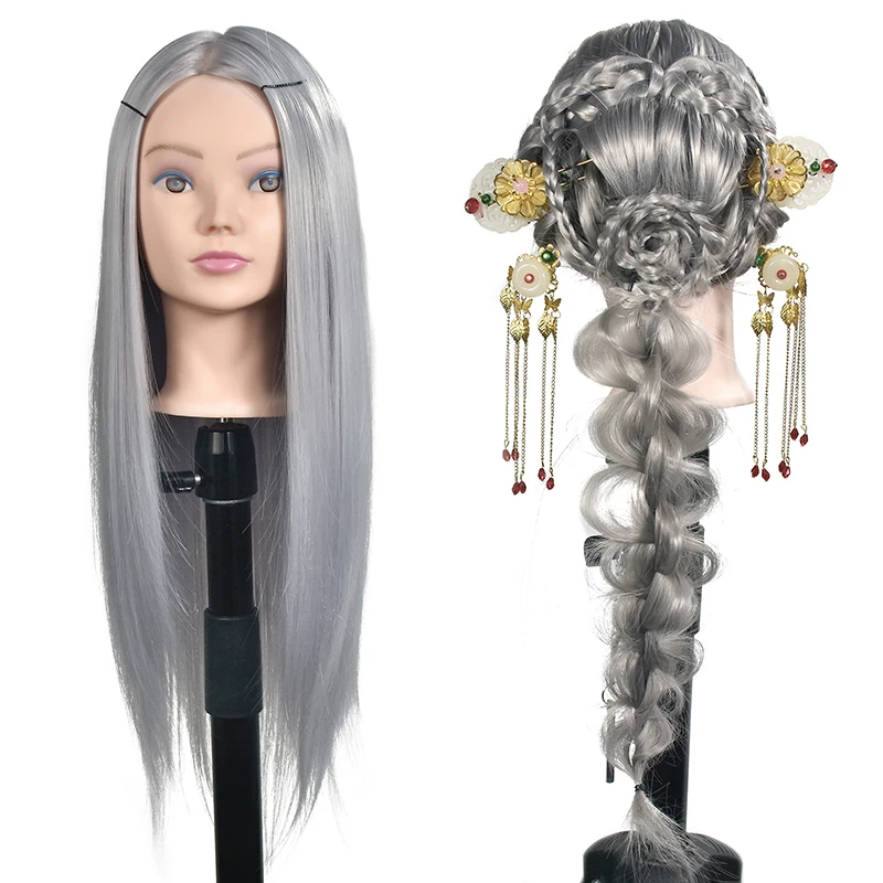 hair practice head