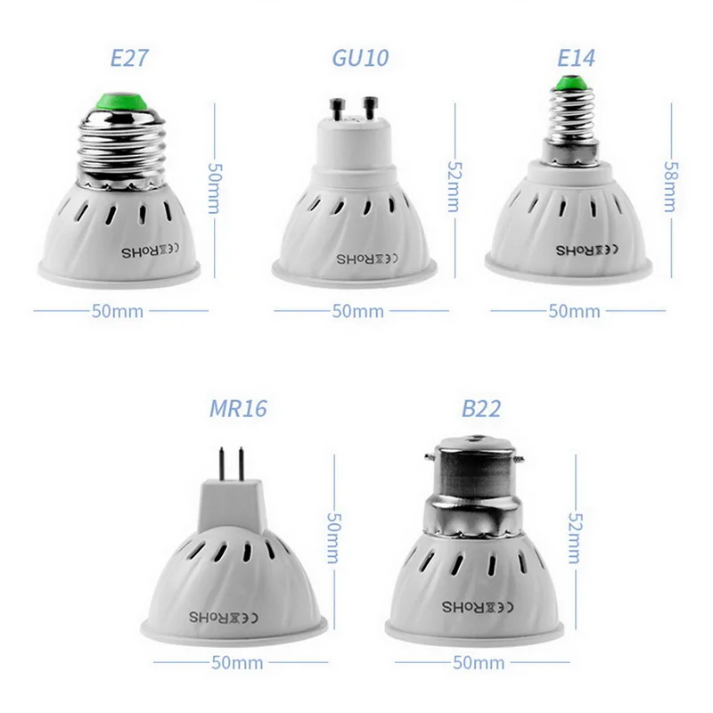 Новинка GU10 LED 220В Лампа для растений E14 лампа выращивания E27 помощь MR16 Фито Led 3 Вт