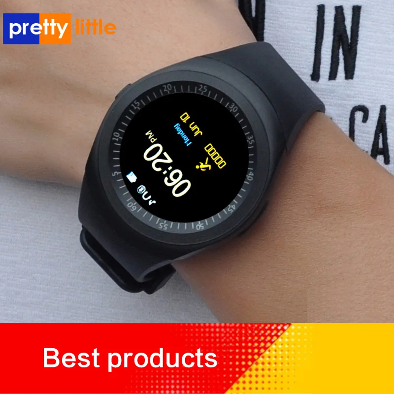 Продажа Умные часы для мужчин android с сенсорным экраном y1 sim карта smartwatch часы с WhatsApp Facebook фитнес трекер pk v8