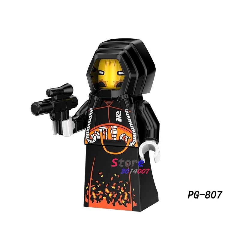 Одиночный Solo A Story Black red Royal Guard IG-88 Rey Han Solo строительный блок игрушки для детей фигурки - Цвет: PG807