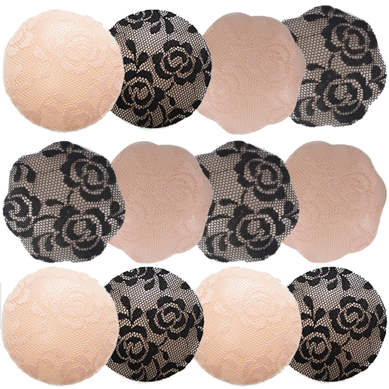 Reusable Women Breast Petals Nipple Cover Invisible Petal Adhesive