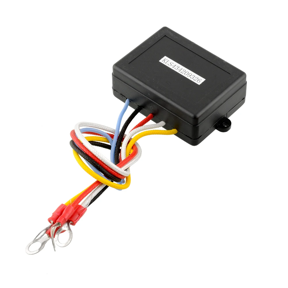 Беспроводная электрическая лебедка 12V пульт дистанционного управления трубка для автомобиля грузовика SUV черный+ красный