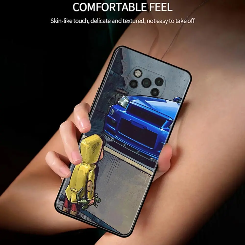 Boy See Sports Car jdm Drift For Xiaomi Poco X3 NFC M3 Pro F3 X3 GT F1 Capa for MI Note 10 Pro Case For mi CC9 Pro A3 A2 Lite