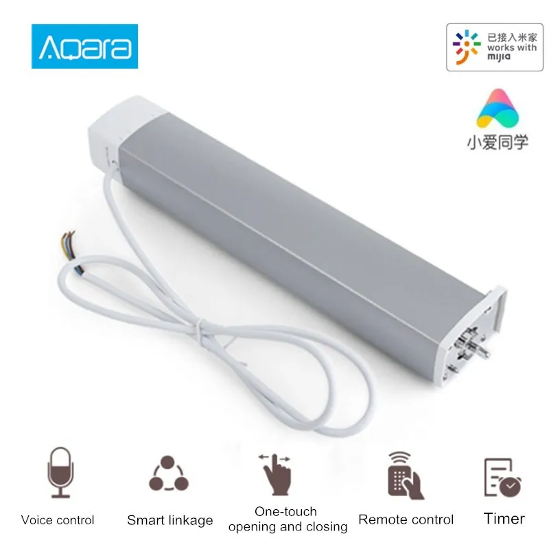 

Aqara Smart Curtain Motor Intelligent Curtain Zigbee Mi Home APP Remote Control Wireless Timing Electric Curtain Motor