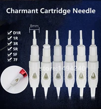 Aiguilles de tatouage à vis, cartouche de Microblading, pour appareil Charmant, Machine de maquillage Permanent, stylo, Machine à tatouer, 10 pièces