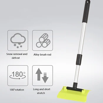 

Winter Car Adjustable Snow Shovel Duty Efficient Removal Tool Garden Snow Shovel Telescopic Detachable
