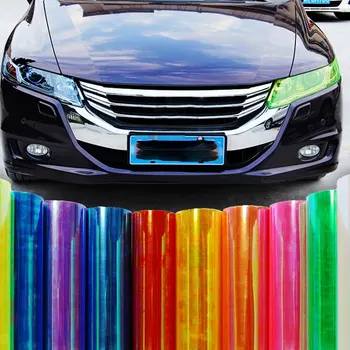 

Car Light Film 30*120Cm Auto Film Sticker Decals Smoke Fog Light Sticker Cover Auto Styling Film Wrap