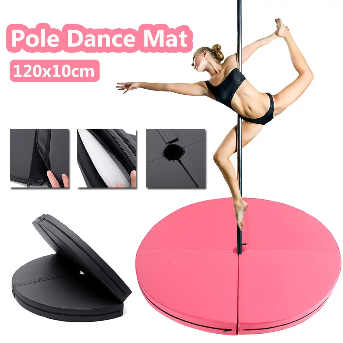 circular workout mat