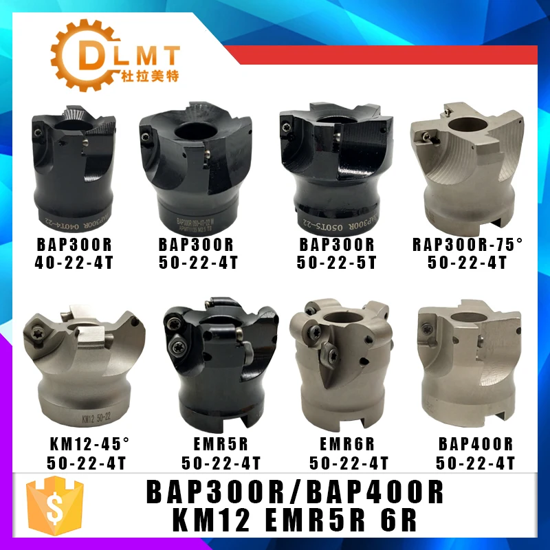 

BAP400R BAP300R EMR5R EMRW6R KM12 RAP300R 40 50 22 4T 5T 6TMilling holder For Milling cutter Machine