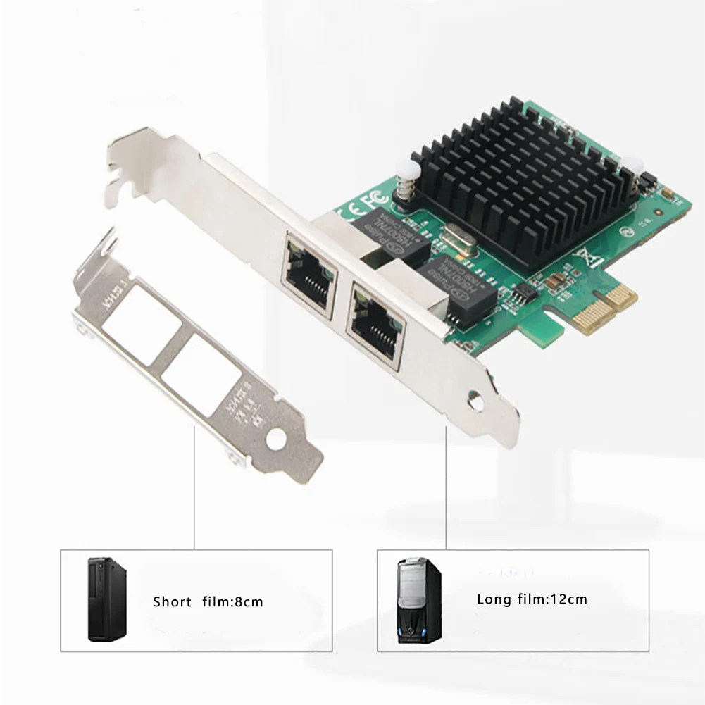 Для Intel 82575EB 1000 Мбит/с сетевая карта PCI Express стабильные двухпортовые серверные аксессуары внутренняя Замена прочный гигабит