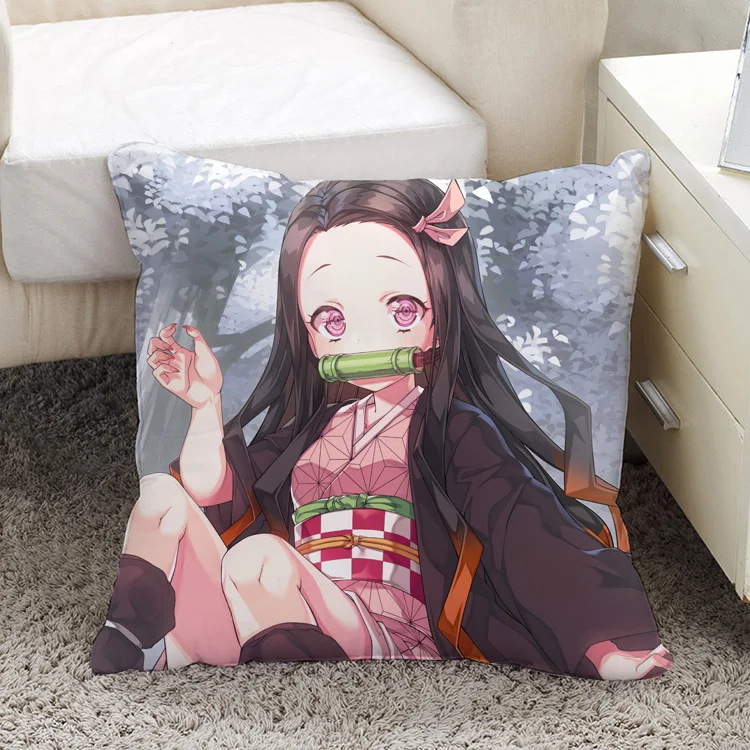 Customized Anime Demon Slayer Kimetsu No Yaiba Kamado Tanjirou Cosplay Prop Pillow Plush Dolls
