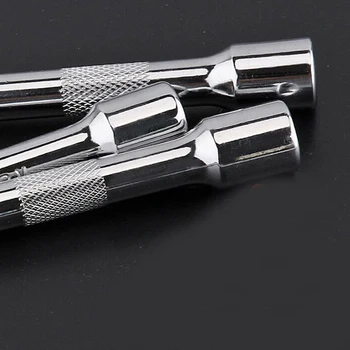 

3x Socket Extender Drive Ratchet Wrench Tool Bar Auto Repair Extension Steel Set