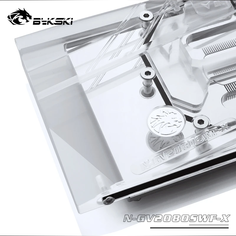 Bykski Water Block use for GIGABYTE RTX2080 WINDFORCE OC 8G / RTX2070 GAMING OC 8G / Copper Block/3