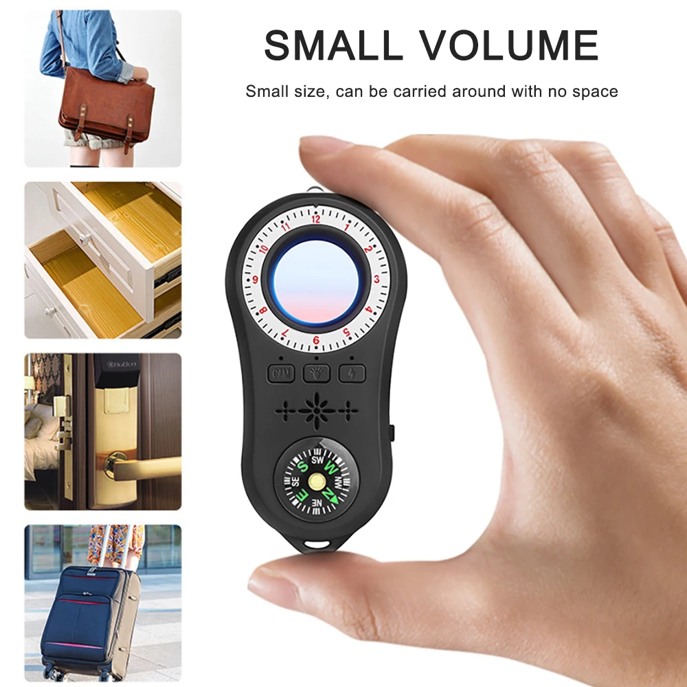 Anti-spy Surveillance Camera Detector Wireless Signal Anti-covert Samera Finder Signal Lens RF Tracker Detect Wireless Products - Famidy.com