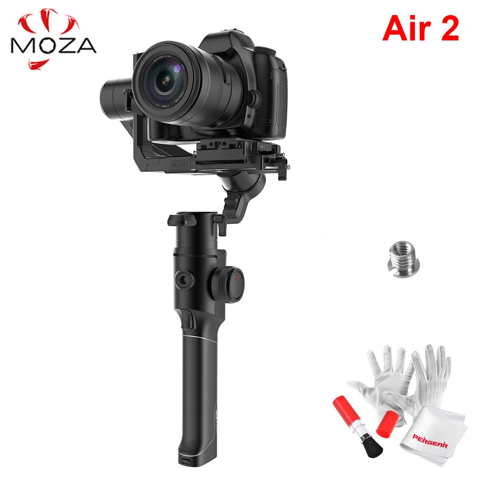 3 осевой карданный стабилизатор Moza Air 2 Для беззеркальных камер Canon Nikon Sony A7S A7R3 Lumix