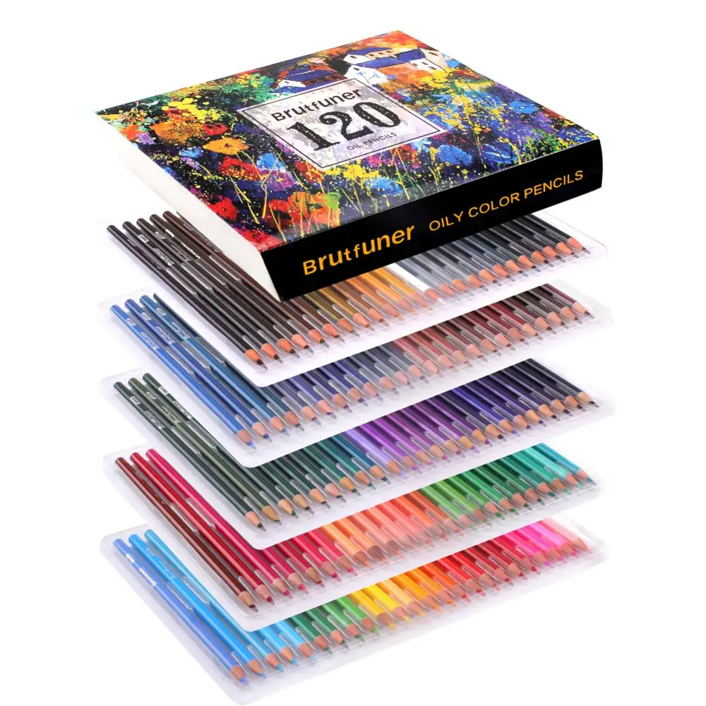 48/72/120/160 Coloured Pencil Set,the Best Colouring Pencils For