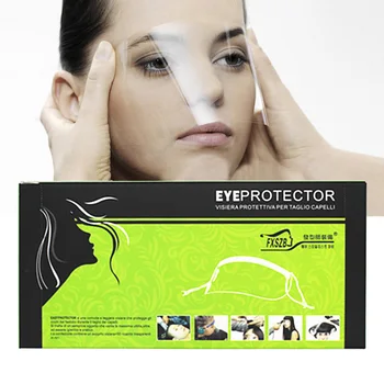 

50PCS Disposable Face Shield Transparent Hairspray Shield Mask Makeup Protector Hair Trim Face Shield for Permanent Makeup