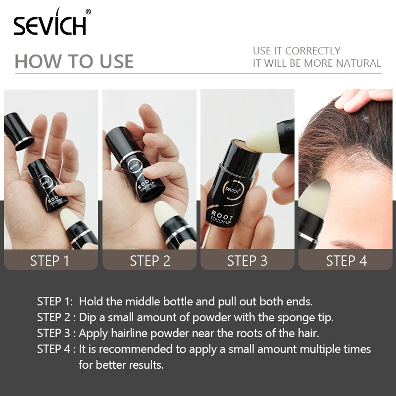 Hair Concealer 2.5g Hair Shadow Powder Hair line Modified Repair Shadow Trimming Powder Makeup Concealer Beauty Edge Control