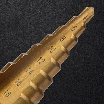 

Hex Quick Change Handle HSS 3pcs Step Drill Bit Center Punch Drilling Power Tool
