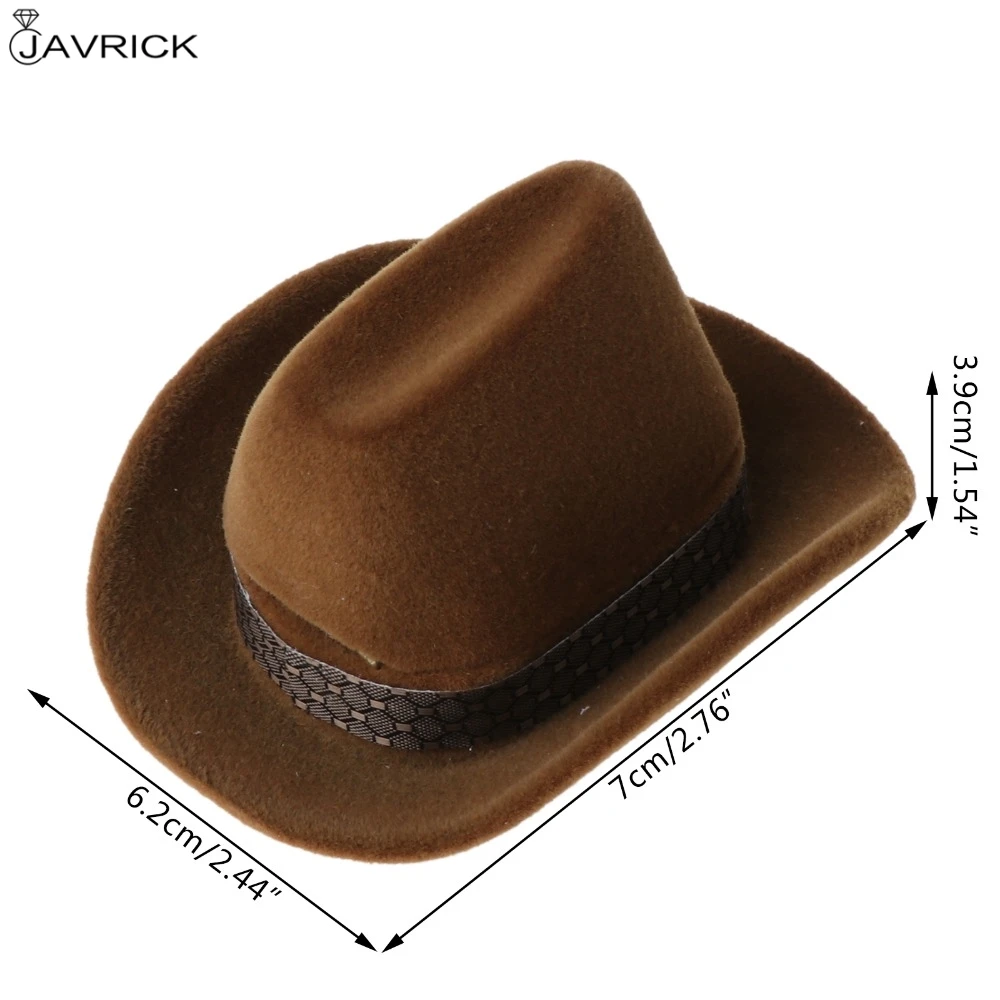 Creative Cowboy Hat Jewelry Display Box 
