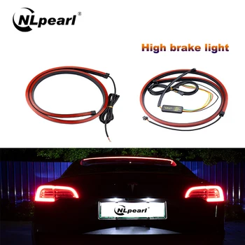 

Nlpearl 100cm Flexible Led Strip Lights For Cars Rear High Brake Light High Mount Stop Lamp Warning Light For Car Light Assembly