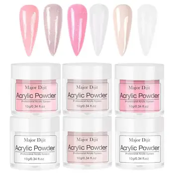 

6 Boxs Dipping Powder Nail Starter Kit Starter Nail Kit Dipping System French Nail Manicure Nail Art Set for Daily Nails Care