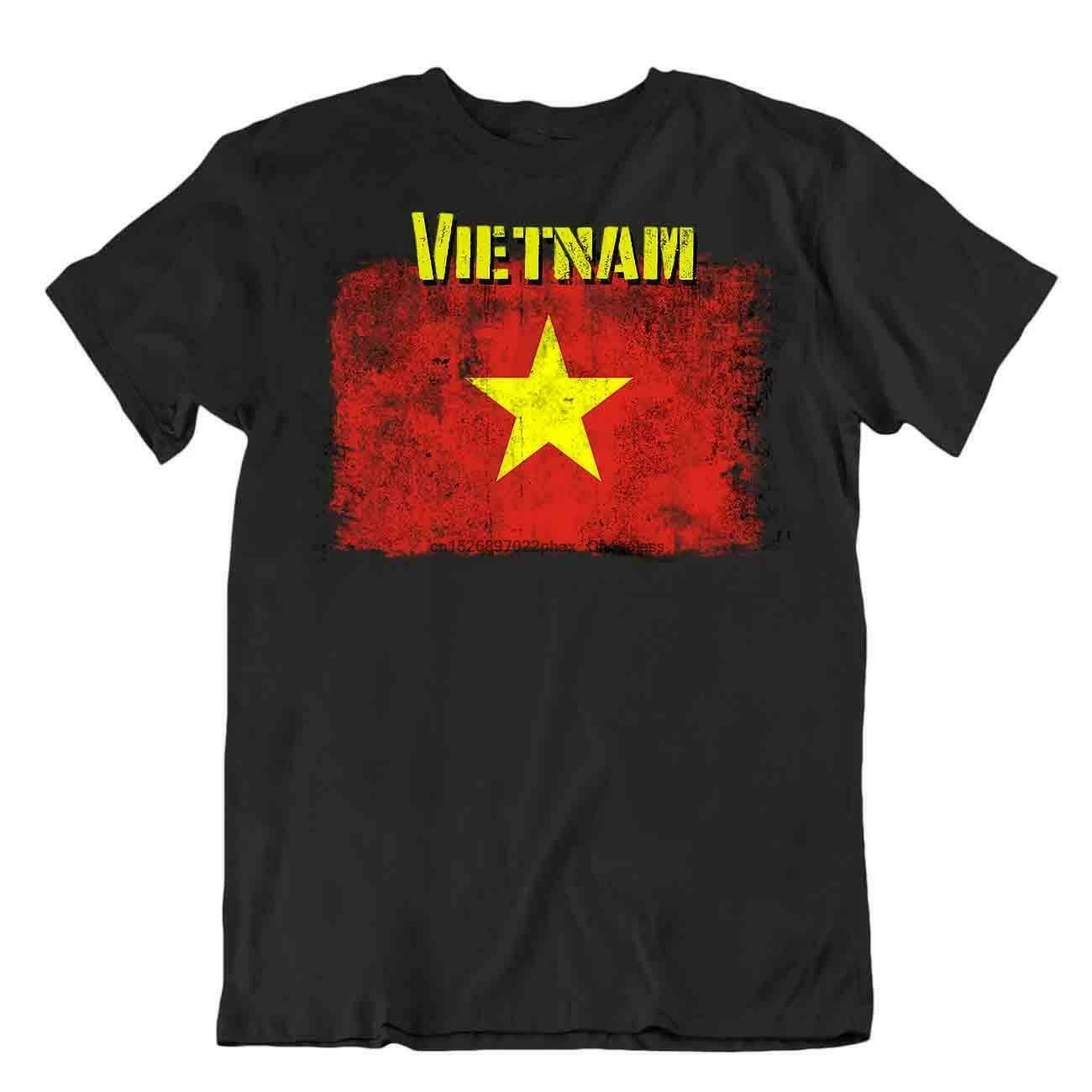 Vietnam flag Tshirt T-shirt Tee top city map Viet Minh stunning original gift | Мужская одежда