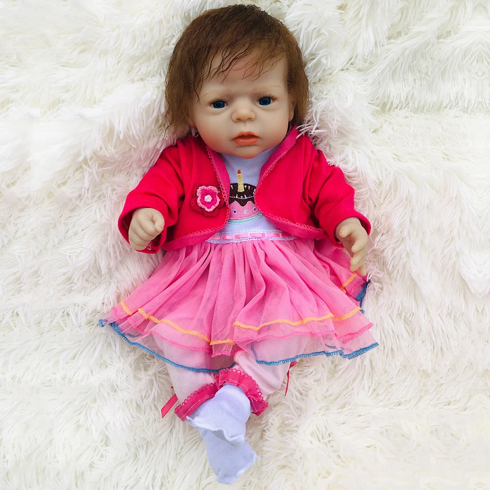 50 см 2" Bebe Reborn полное тело силиконовая кукла-младенец Bonecas Infantil Meninas Boneca Reborn Toys для Детская кукла Reborn Baby