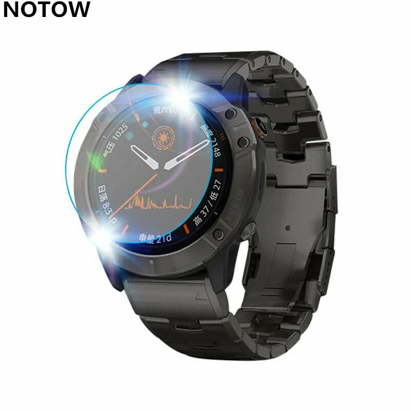 

NOTOW 9H 2.5D SuperThin scratch-resistant Hardened Glass Screen Protector Film Cover For Garmin Fenix 6S 6X 6Pro /6 Sapphire