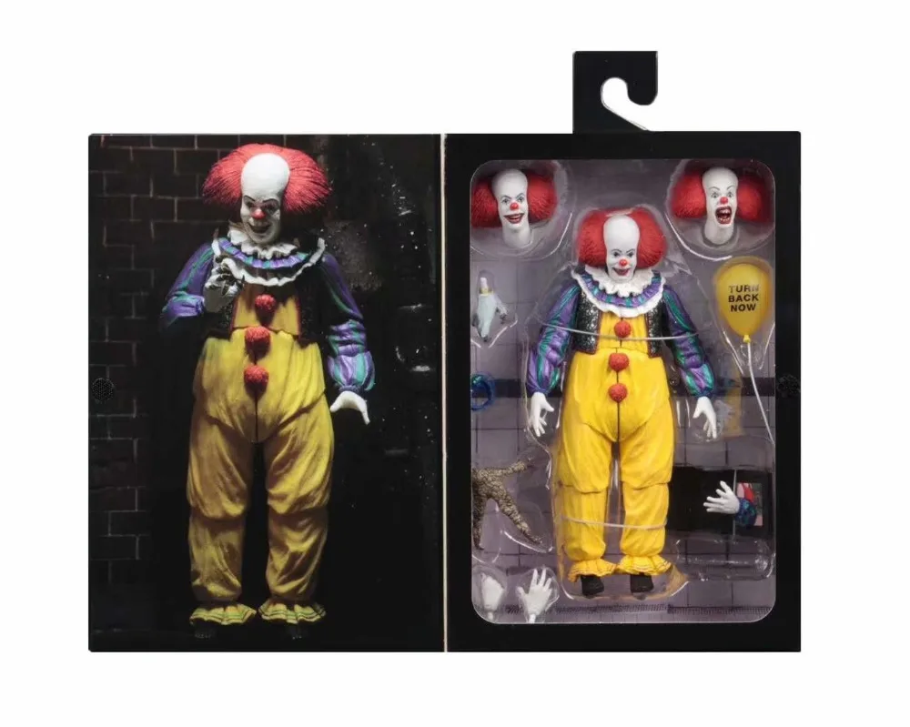 7 дюймов NECA IT Pennywise Joker 1990 старая версия клоун фигурка игрушка на Хэллоуин Кукла подарок