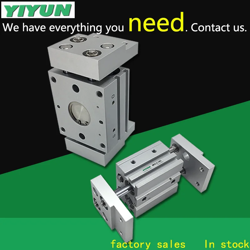 MHL2-20D MHL2-20D1 MHL2-20D2 Параллельный Стиль Воздушный Захват широкий тип MHL серии YIYUN цилиндр