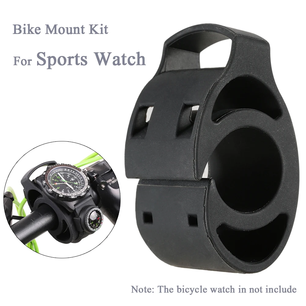 

Silicone Bicycle Watch Mount for Forerunner Garmin Fenix Sports Watch Bicycle Handlebar Holder Mount Bracket Bike Parts