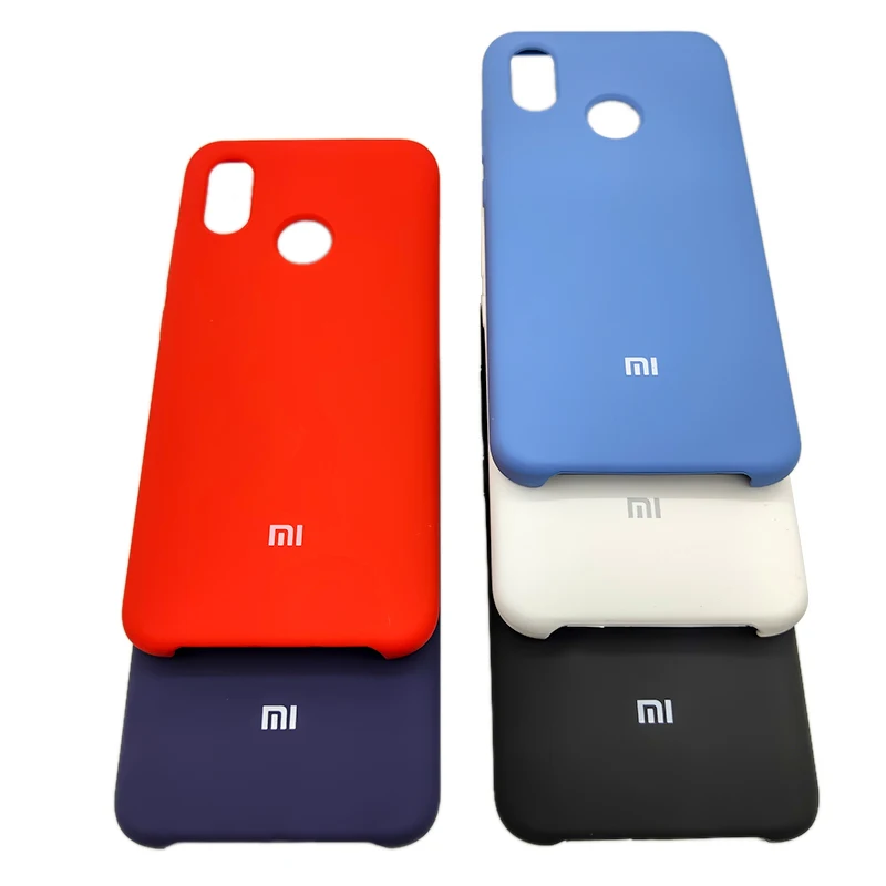 Чехол для Xiaomi Mi 8 шелковистый мягкий сенсорный жидкий силикон защитный чехол