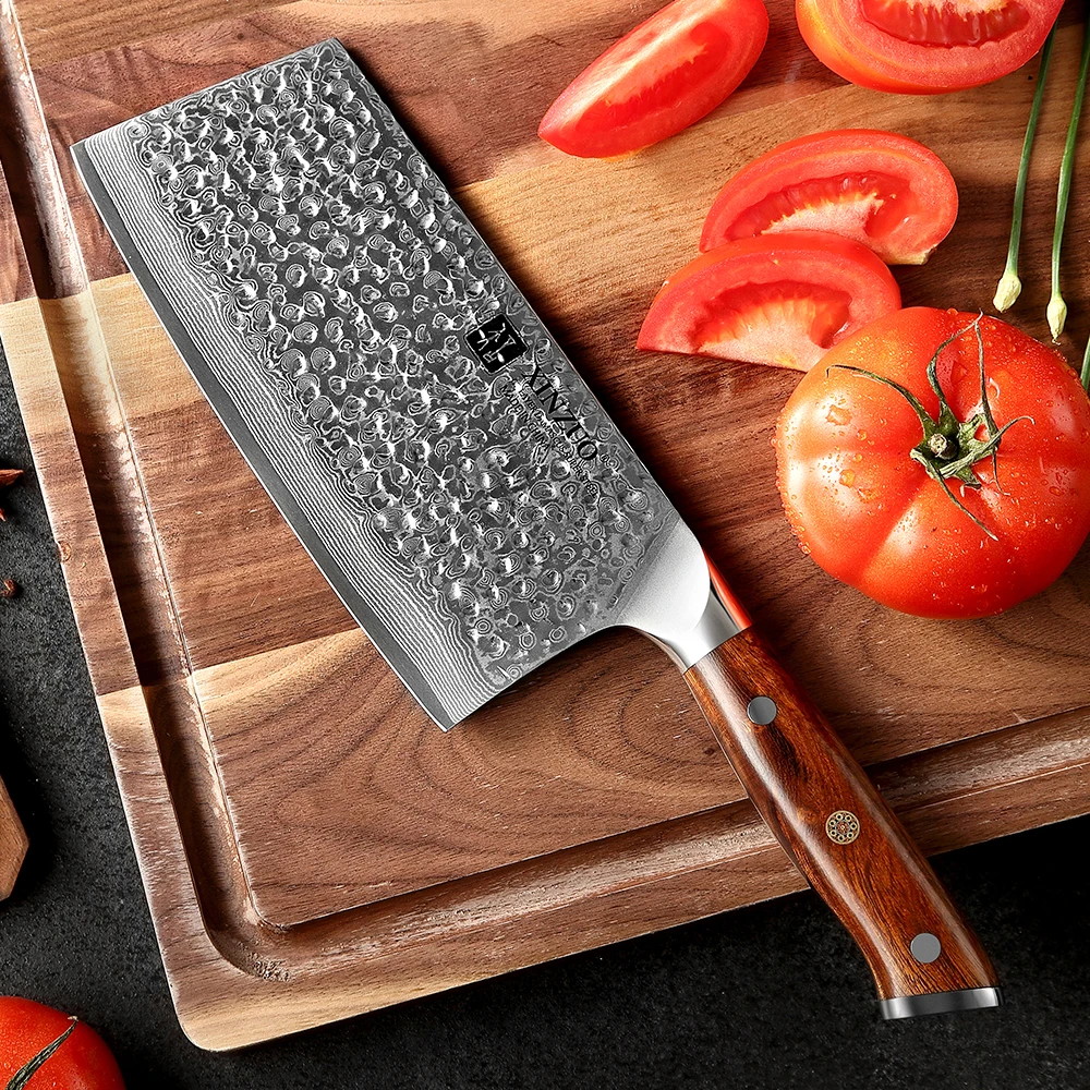 Xinzuo B37S Composite Stainless Steel Kitchen Cleaver Knife with