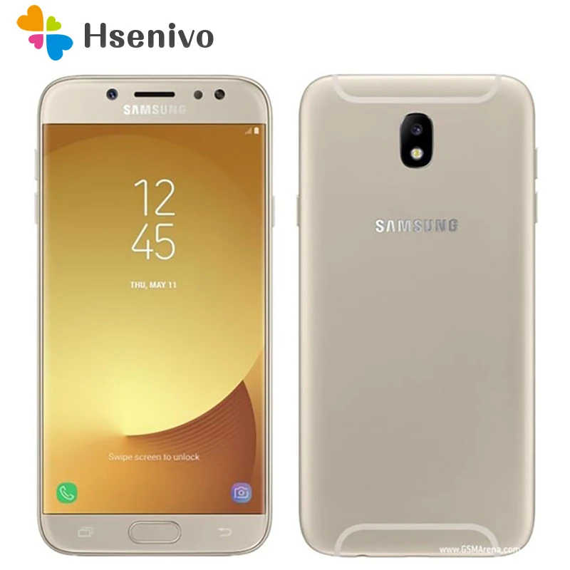Оригинальный разблокированный Samsung Galaxy J7 Pro GSM 4G LTE Android мобильный телефон восемь