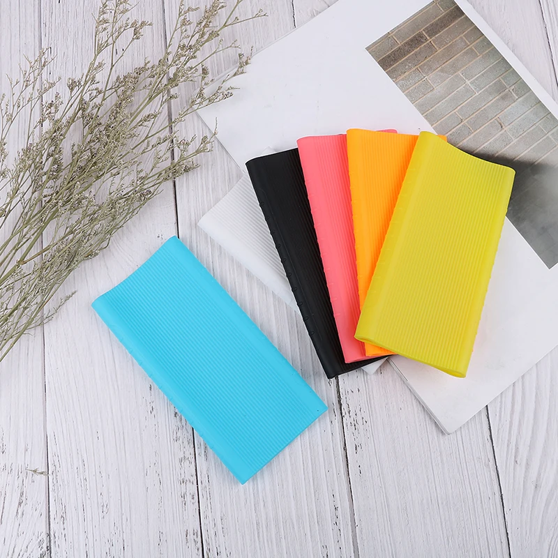 Силиконовый защитный чехол для Xiaomi power Bank 2 10000 MAh двойной USB порт оболочка для power Bank