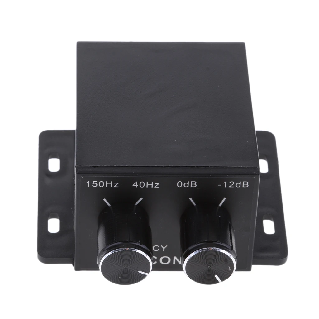 Car Home Audio Amplifier Subwoofer Bass RCA Level Remote Volume Control