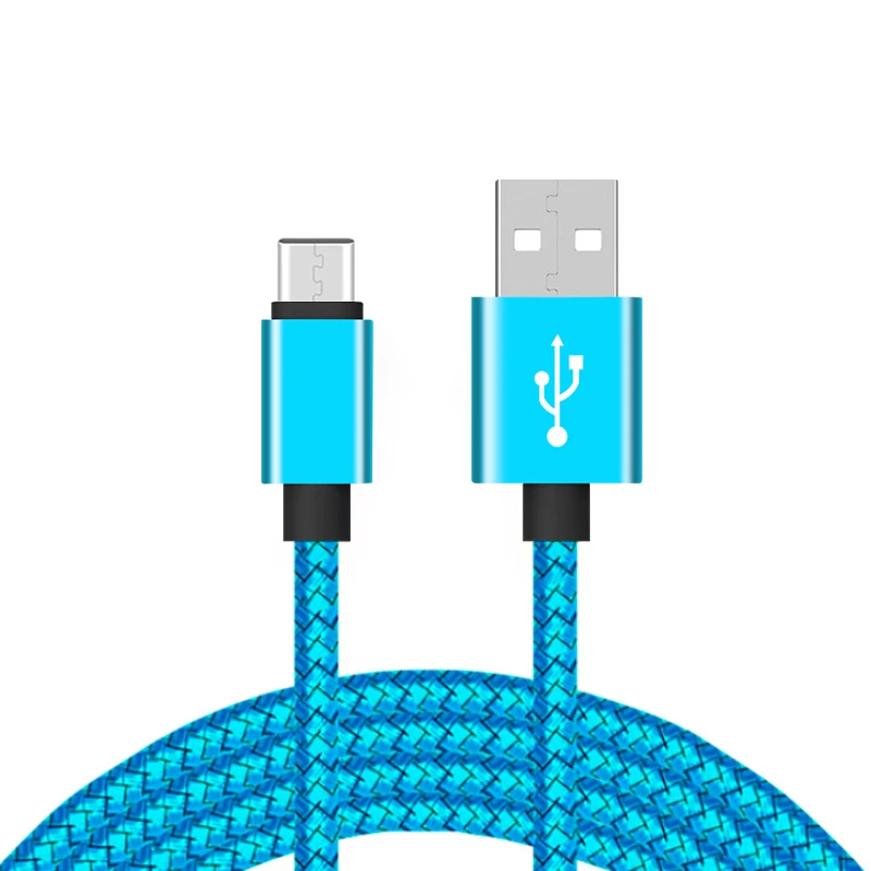 1 м 0,2 м usb type-C кабель для Xiaomi Redmi Note 7 10 брелок кабель из сплава Плетеный Кабель зарядного устройства для samsung usb type-C 2.1A - Цвет: 11