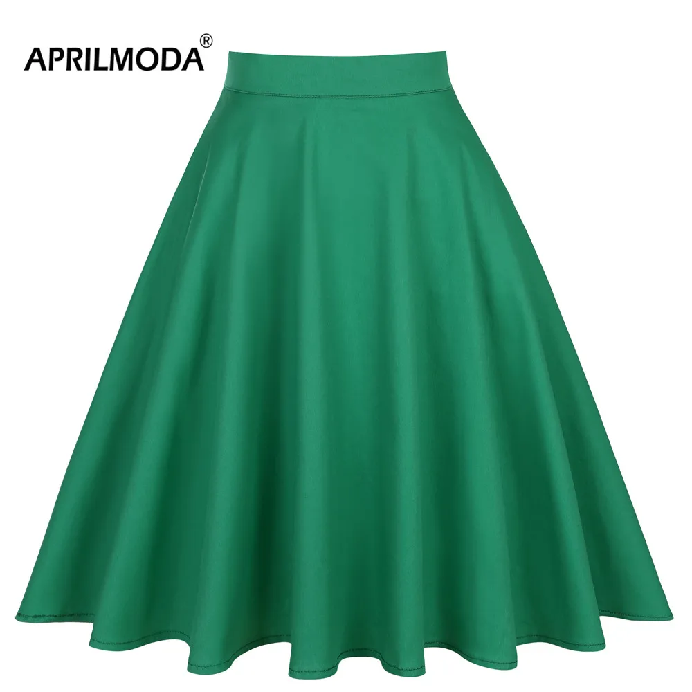 green skirt womens