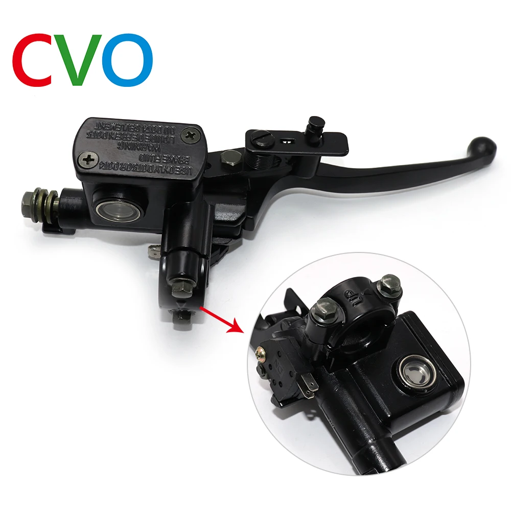 Hydraulic Brakes Universal Motorcycle brake Pump Buggy Scooter Cylinder Pump Handle Accessories Left Right Clutch Lever 50-250CC motorcycle brake lever motorcycle brake hose motorcycle brake pressure switch motorcycle clutch cable adjuster