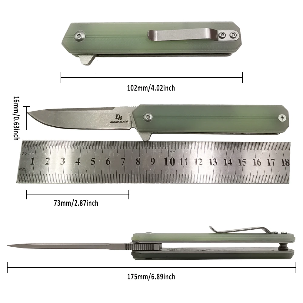 D2 лезвие шарикоподшипник черный складной нож G10 Ручка для отдыха на природе карманный нож Охота Рыбалка EDC ручные инструменты