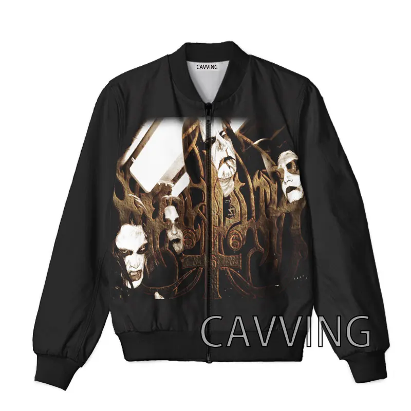 CAVVING 3D Printed  Marduk Band   Zipper Bomber Jackets Men Overcoat Mens Coat Zip Up Jackets for Women/Men   J02 3