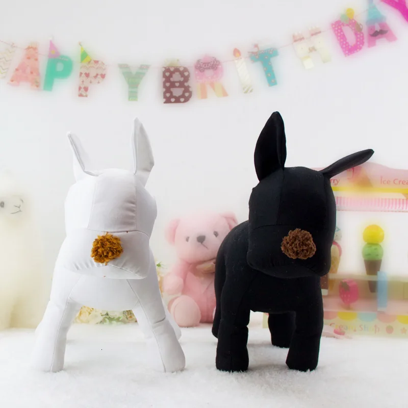 Pawstrip Мягкий Холст хлопок манекен собаки Petshop дисплей модели щенков стоячая позиция игрушки для собак длина спины 24 см