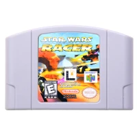 Episode 1-Racer 64 бит карточная игра гоночной игры видео игровая консоль карты Английская литература американской версии для nintendo - Цвет: Episode 1-Racer