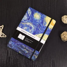 

A5 Van Gogh Bullet Dotted Journal School Business Sketchbooks Vincent Starry Night Travel Ruled Lined Planner Diary Notebook